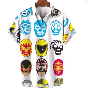 Camisa Luchadores Mascaras