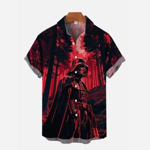 Camisa Darth Vader Estilo Hawaiano
