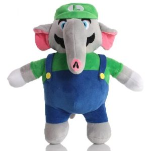 Peluche Super Mario Wonder Luigi Elefante